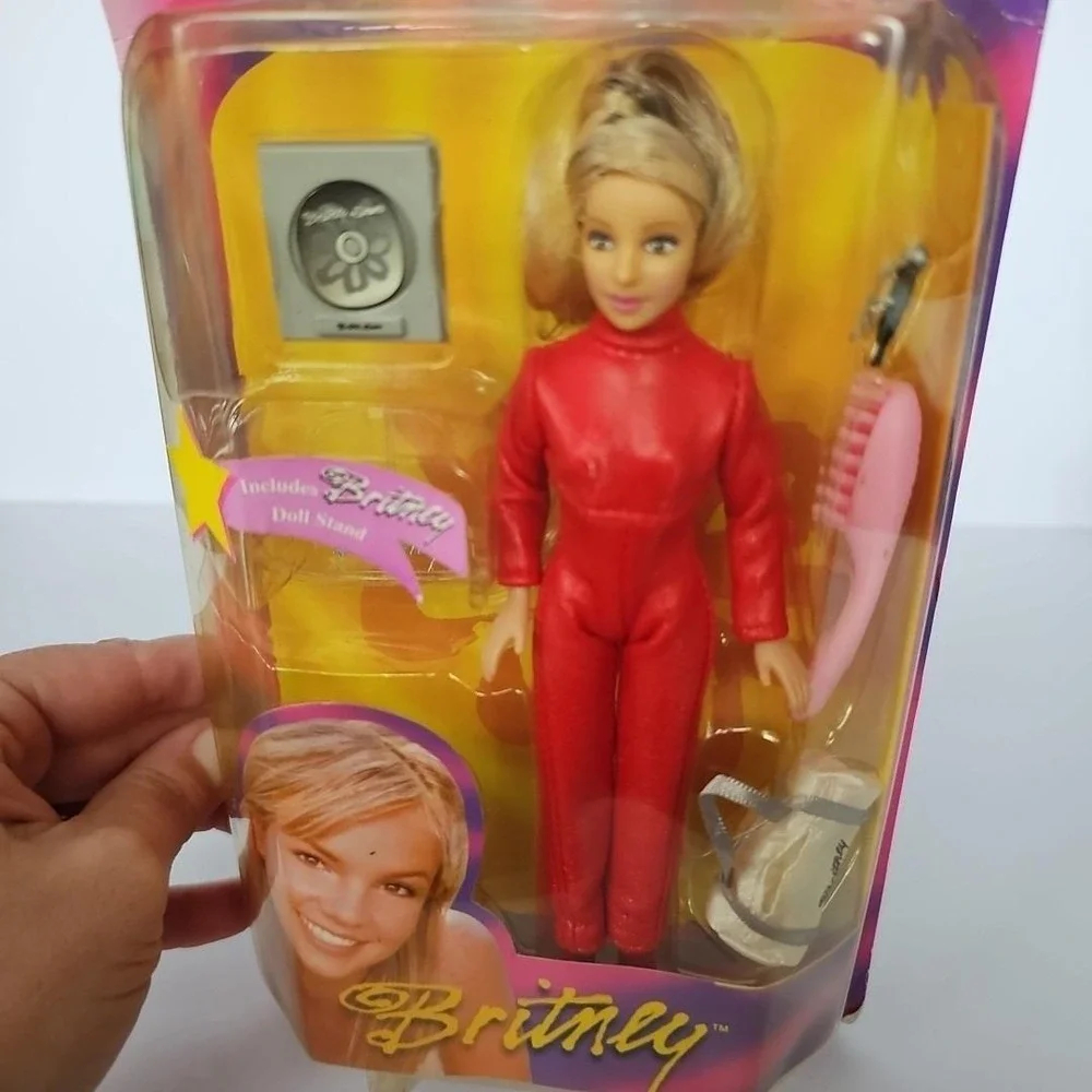 Y2K NIB Britney Spears ... Baby One More Time Red Outfit Play Along Doll 1797
